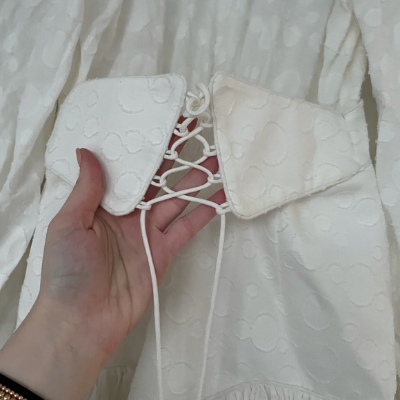 ❌SOLD❌Acler Bastia Dress White Corset Mini Boho - Picture 13 of 16